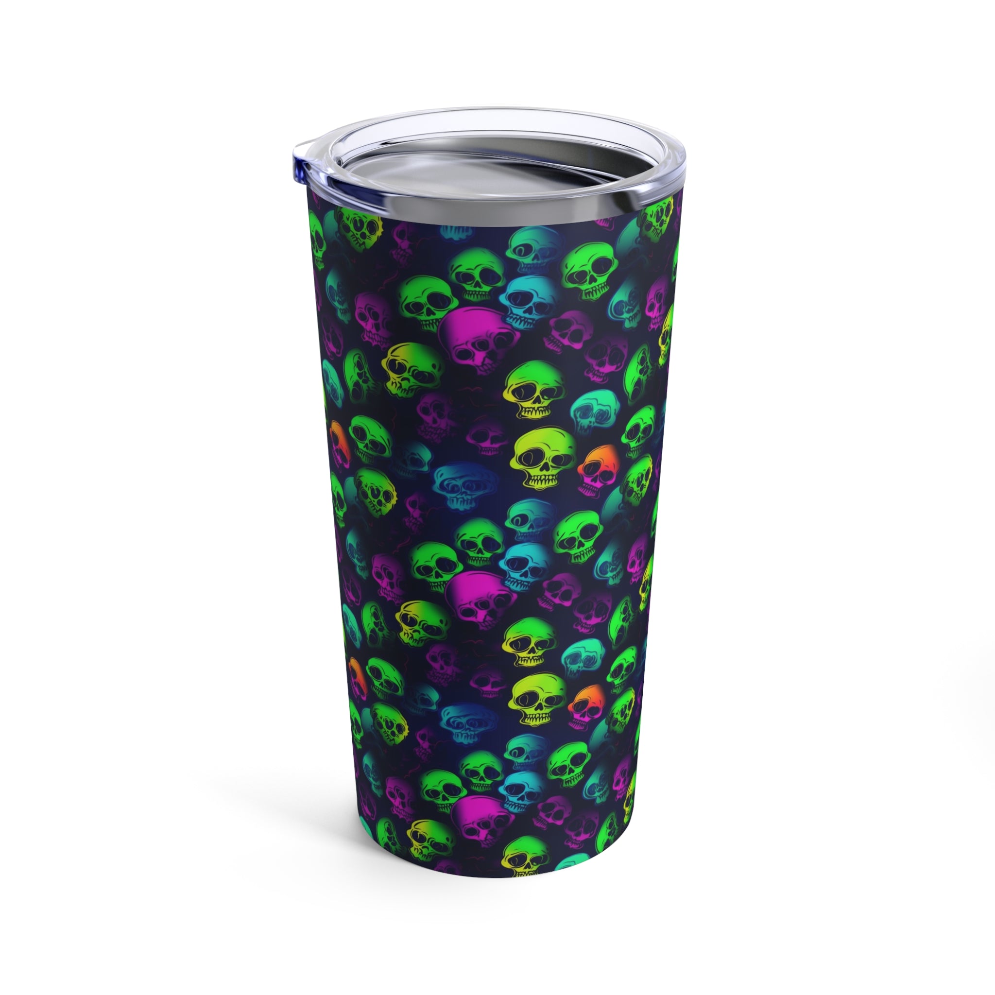 Neon Skull Tumbler 20oz - wodobsessed.com Cross Functional Training Apparel 