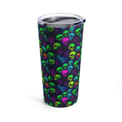 Neon Skull Tumbler 20oz - wodobsessed.com Cross Functional Training Apparel 