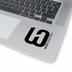 Black WOD Obsessed Logo Sticker - wodobsessed.com