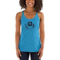Women's Extreme Lightweight WOD Obsessed Abstract Racerback Tank - wodobsessed.com