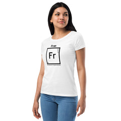Fran Element Women’s fitted t-shirt - wodobsessed.com Cross Functional Training Apparel 