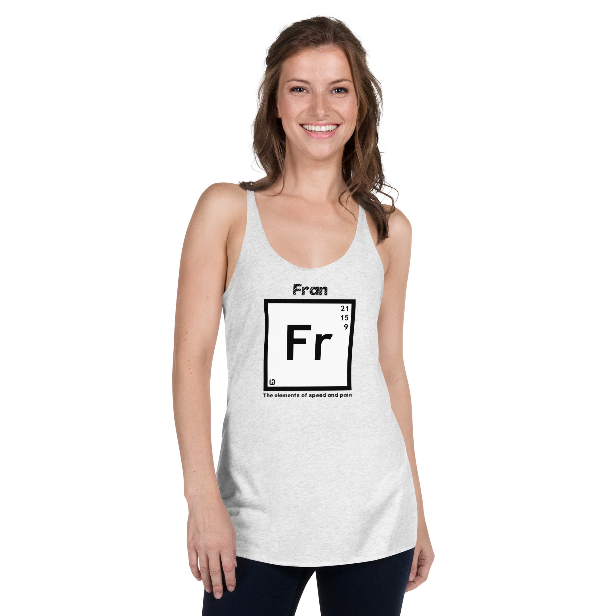 Fran Element Women's Racerback Tank - wodobsessed.com Cross Functional Training Apparel 